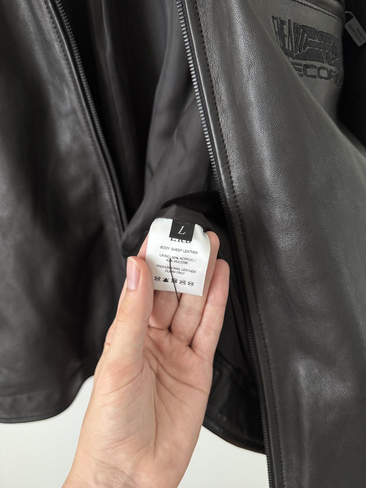 Enfants Riches Deprimes 2022 "Records" Sheep Leather Work Jacket Size US L / EU 52-54 / 3 - 15 Thumbnail