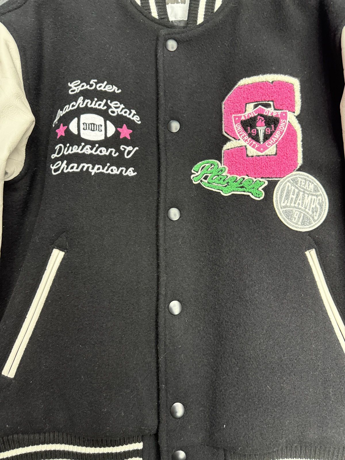 Sp5der Sp5der Division 5 Varsity Jacket Size US S / EU 44-46 / 1 - 2 Thumbnail