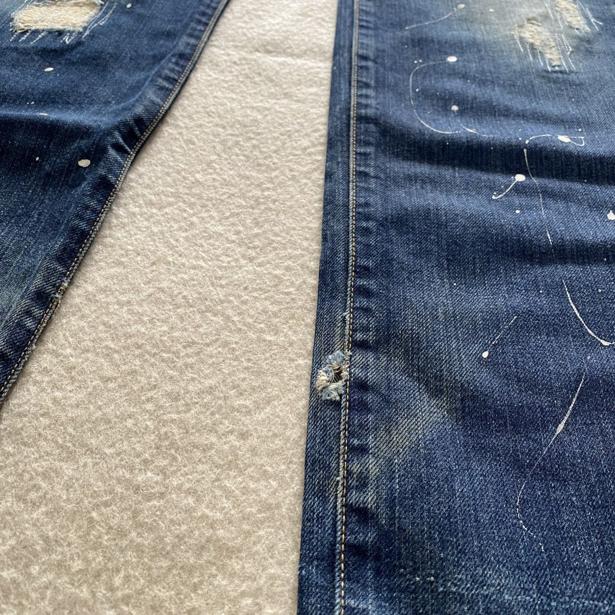 Japanese Brand × Takeo Kikuchi Vintage Japanese Brand Takeo Kikuchi Distressed Denim w30 Size US 30 / EU 46 - 5 Thumbnail