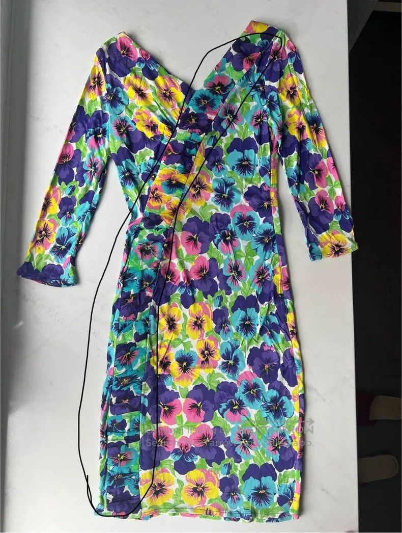Versace Versace Floral print dress Size S / US 4 / IT 40 - 6 Thumbnail