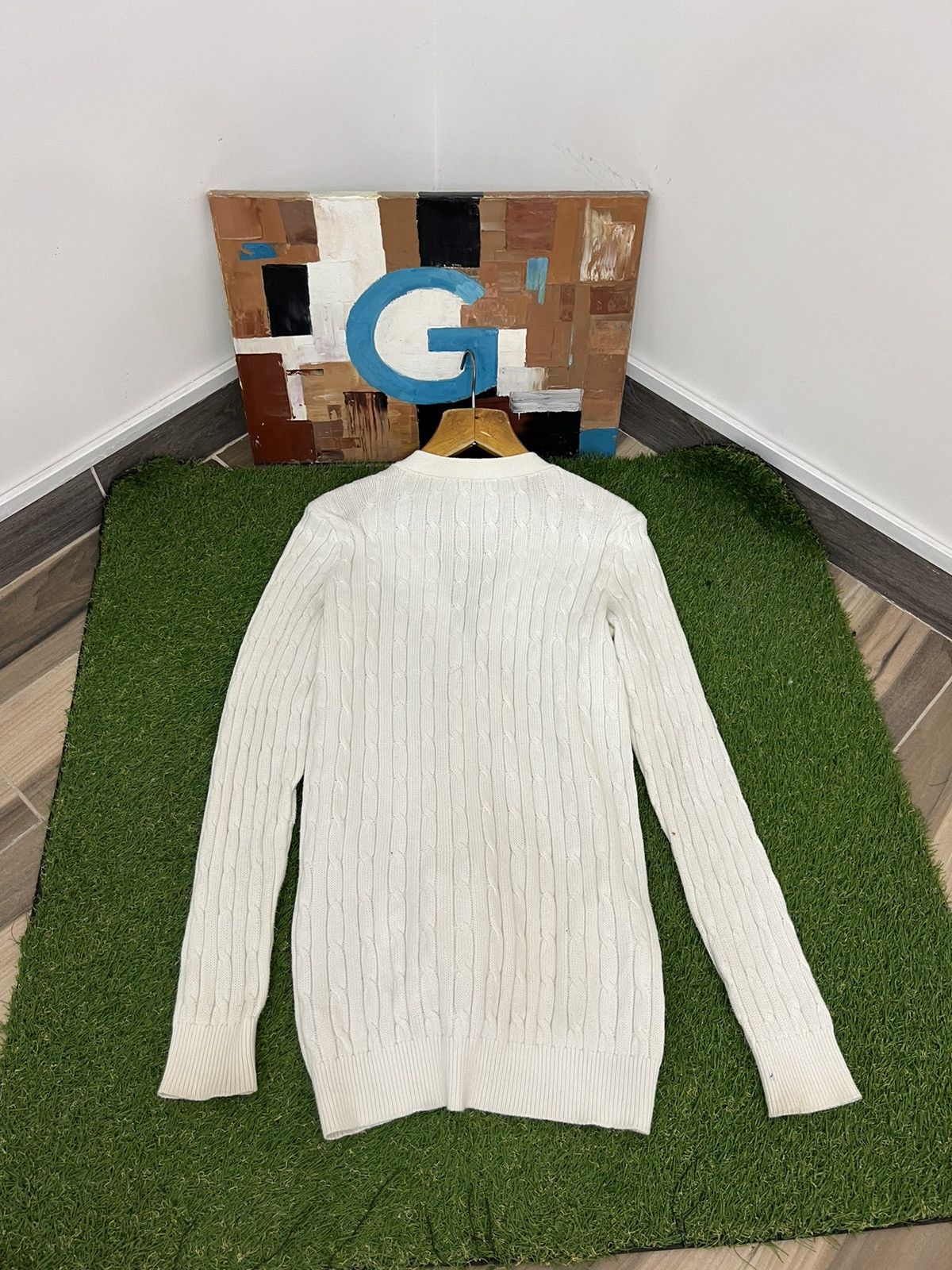 Polo Ralph Lauren × Vintage Polo Ralph Lauren Cardigan Knit Cotton Sweater V-Neck Button Size L / US 10 / IT 46 - 11 Thumbnail