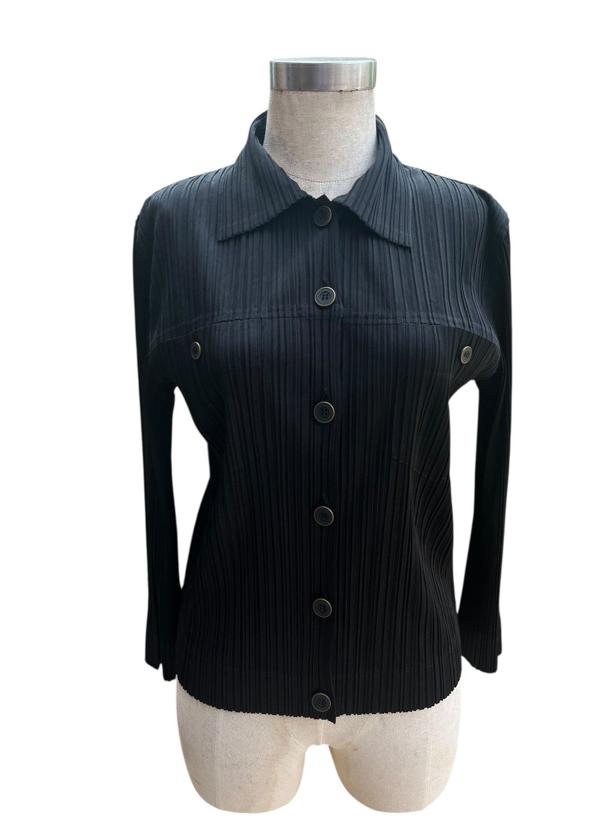 Japanese Brand Specchio pleats button up Size S / US 4 / IT 40 - 2 Thumbnail