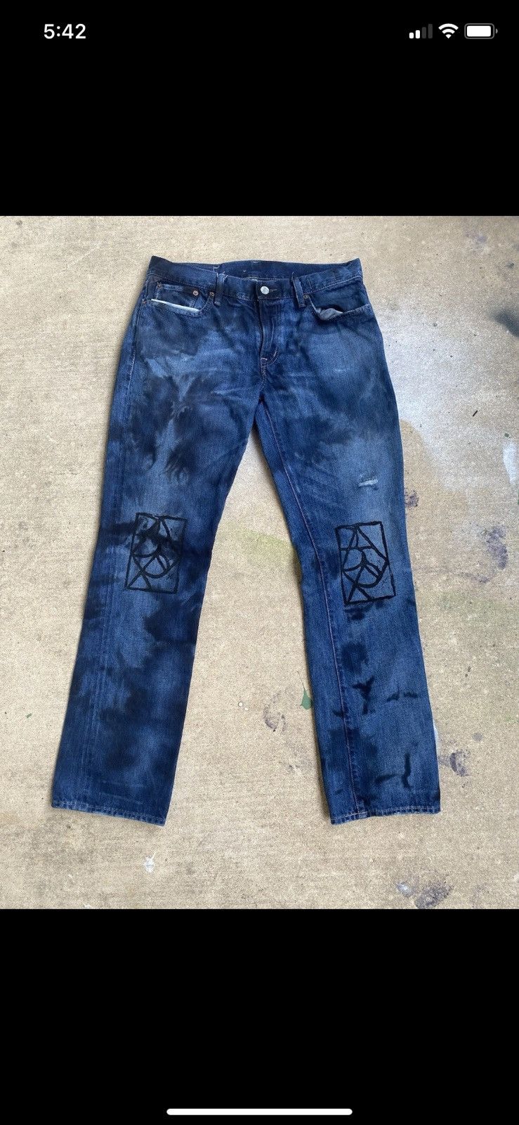 Denim & Supply Ralph Lauren Hand dyed RL Jeans Denim and Supply co 31x32 Size US 31 - 12 Thumbnail