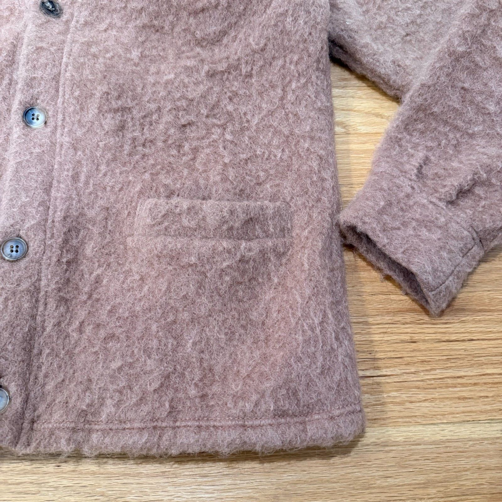 JieDa JieDa Japan Mauve Mohair Cardigan Small Size US S / EU 44-46 / 1 - 6 Thumbnail