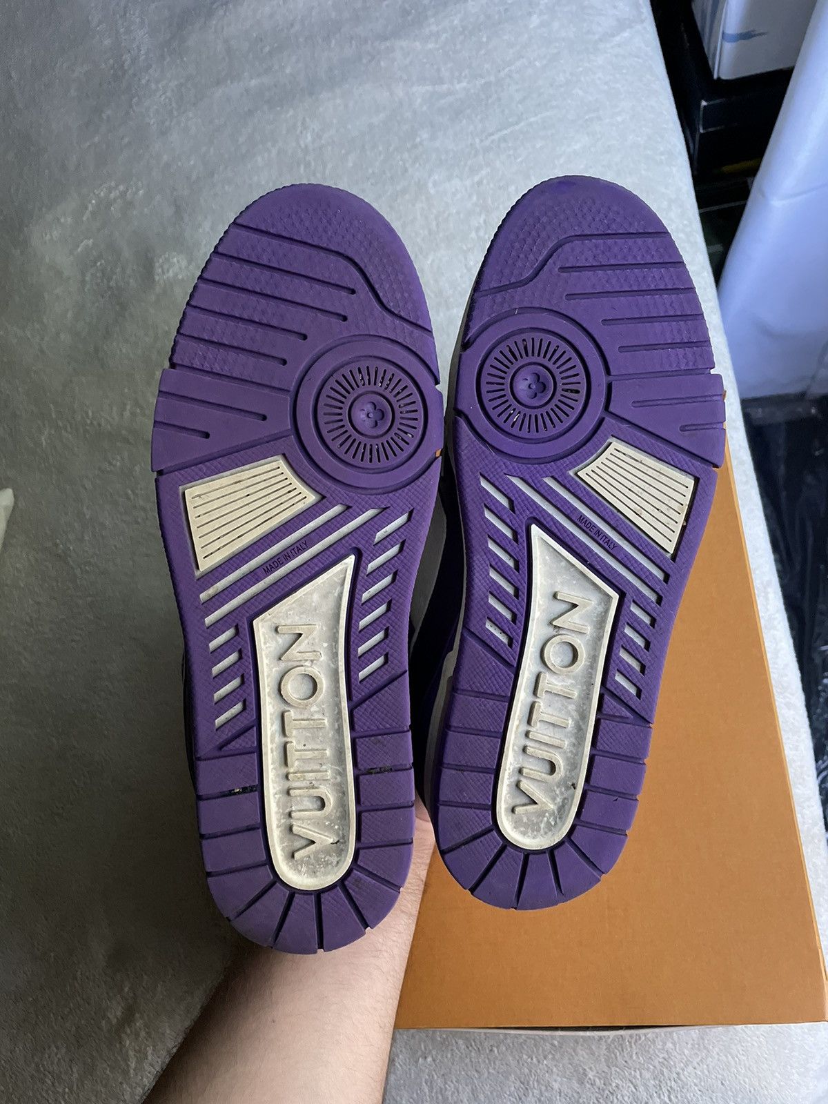 Louis Vuitton Louis Vuitton White Purple Rose Trainer Sneaker Size US 8.5 / EU 41-42 - 16 Thumbnail