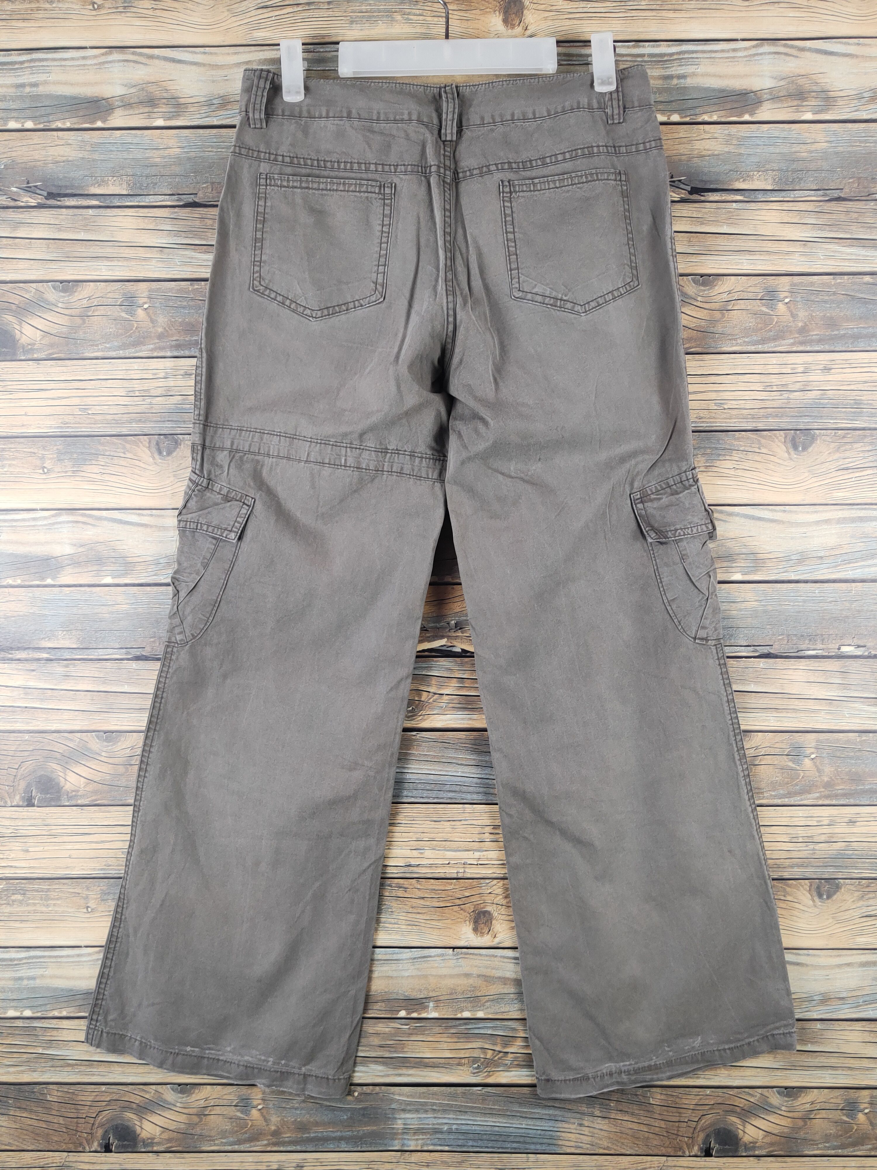 Japanese Brand DL Valley Olive Multipocket Tactical Cargo Pants #1345 Size US 29 - 7 Thumbnail