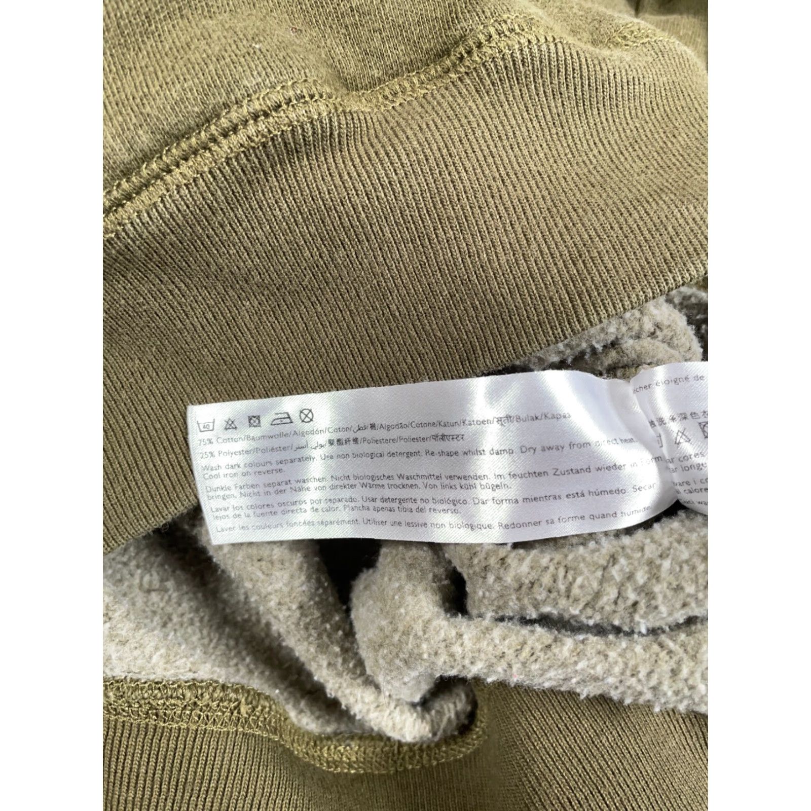 Jack Wills Jack Wills Logo Print Hoodie Sweatshirt Medium Green Heavyweight Pullover Size US M / EU 48-50 / 2 - 4 Thumbnail
