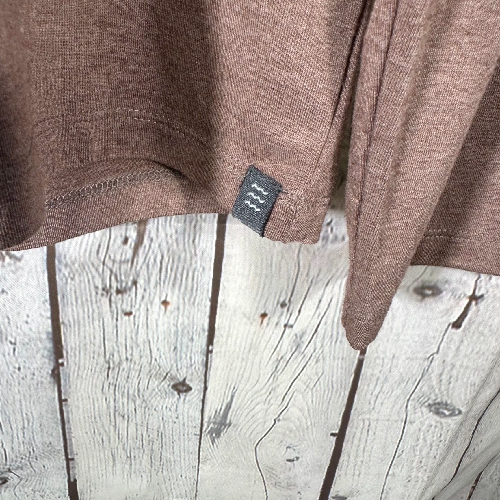 Vintage Free Fly Mens Henley Shirt XL Brown Heathered Raglan Long Sleeve Size US XL / EU 56 / 4 - 3 Thumbnail