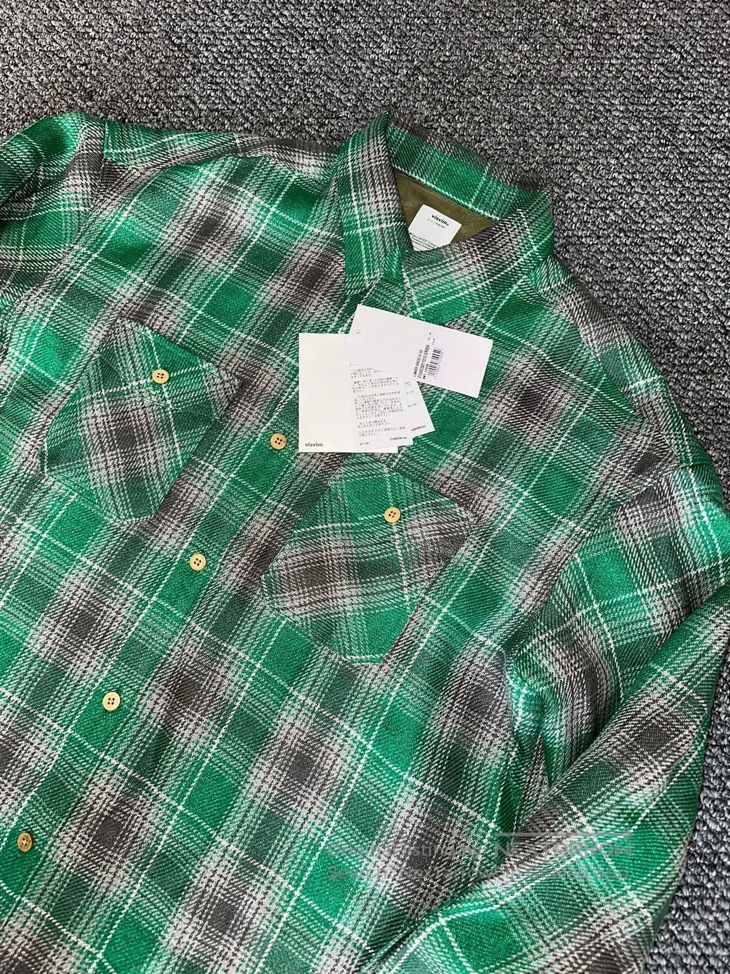 Visvim visvim green plaid shirt for spring. Size US M / EU 48-50 / 2 - 3 Thumbnail