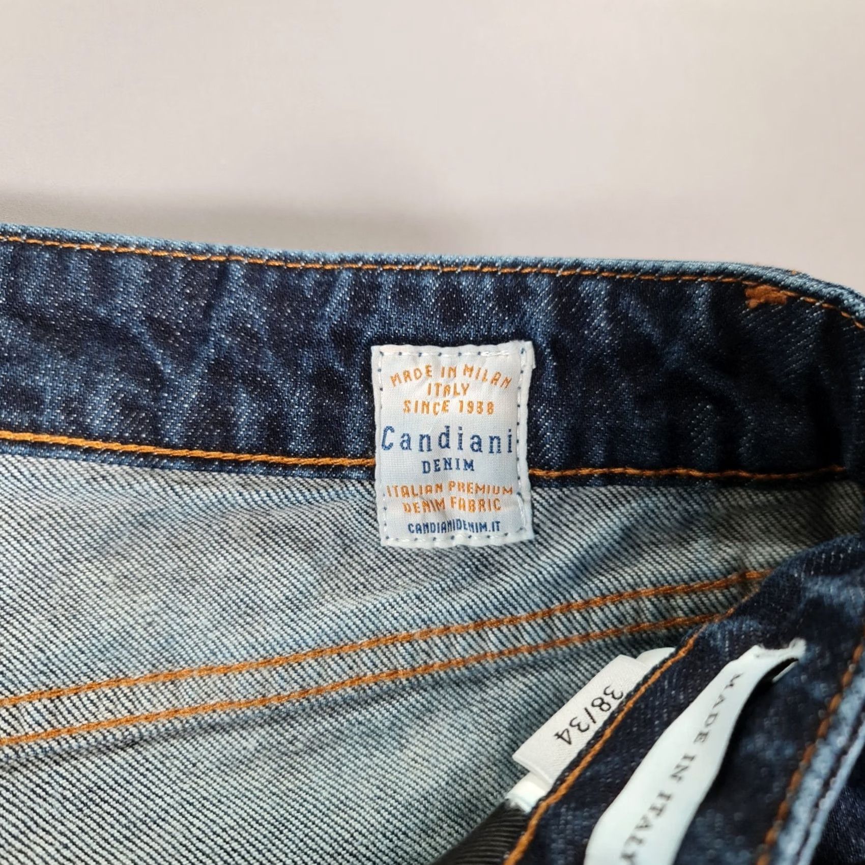 Thom Sweeney Thom Sweeney Jeans Blue W38 L29 Slim Denim Italy Slim Fit 5-Pocket Design Men Size US 38 / EU 54 - 4 Thumbnail