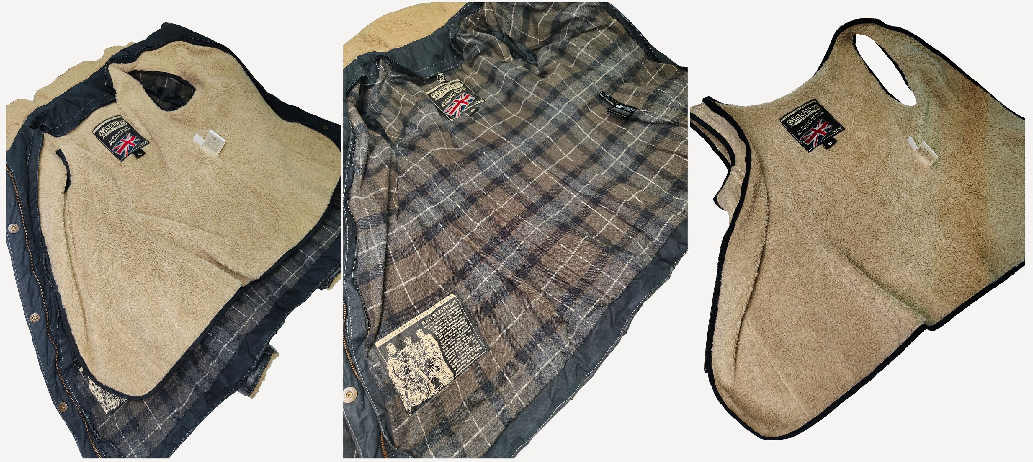 Matchless MATCHLESS _ ITALY _ SHEFFIELD _ WAX COTTON _ SHEARLING Size S / US 4 / IT 40 - 4 Thumbnail