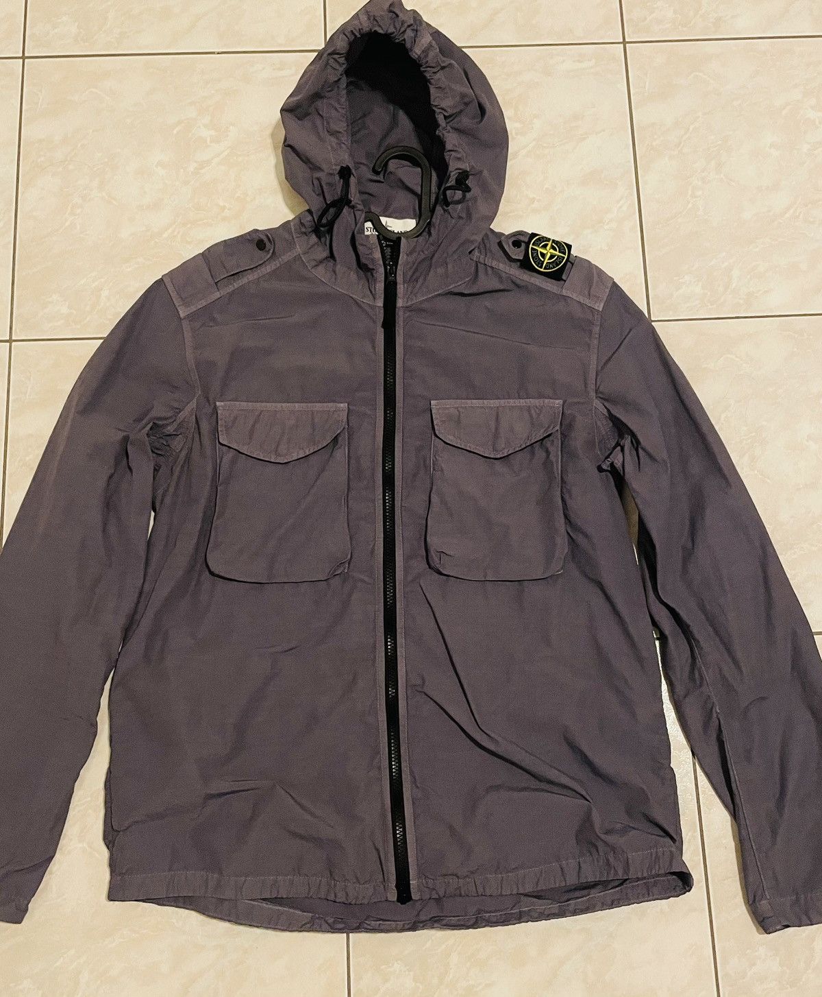 Stone Island Stone Island Micro Reps Primaloft Jacket –Grey/Purple Size L Size US L / EU 52-54 / 3 - 1 Thumbnail