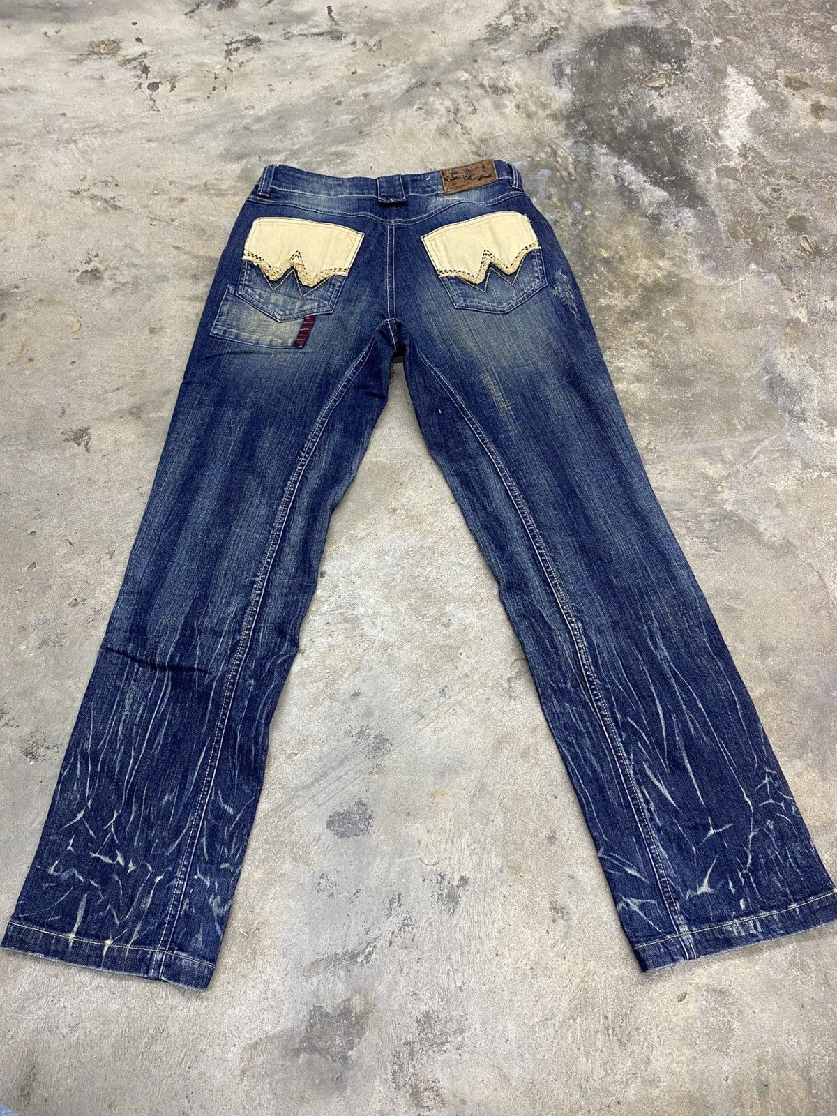 If Six Was Nine × Le Grande Bleu (L.G.B.) 💥bindding offer💥 japan grunge distress bigtrain pant Size US 31 - 8 Thumbnail