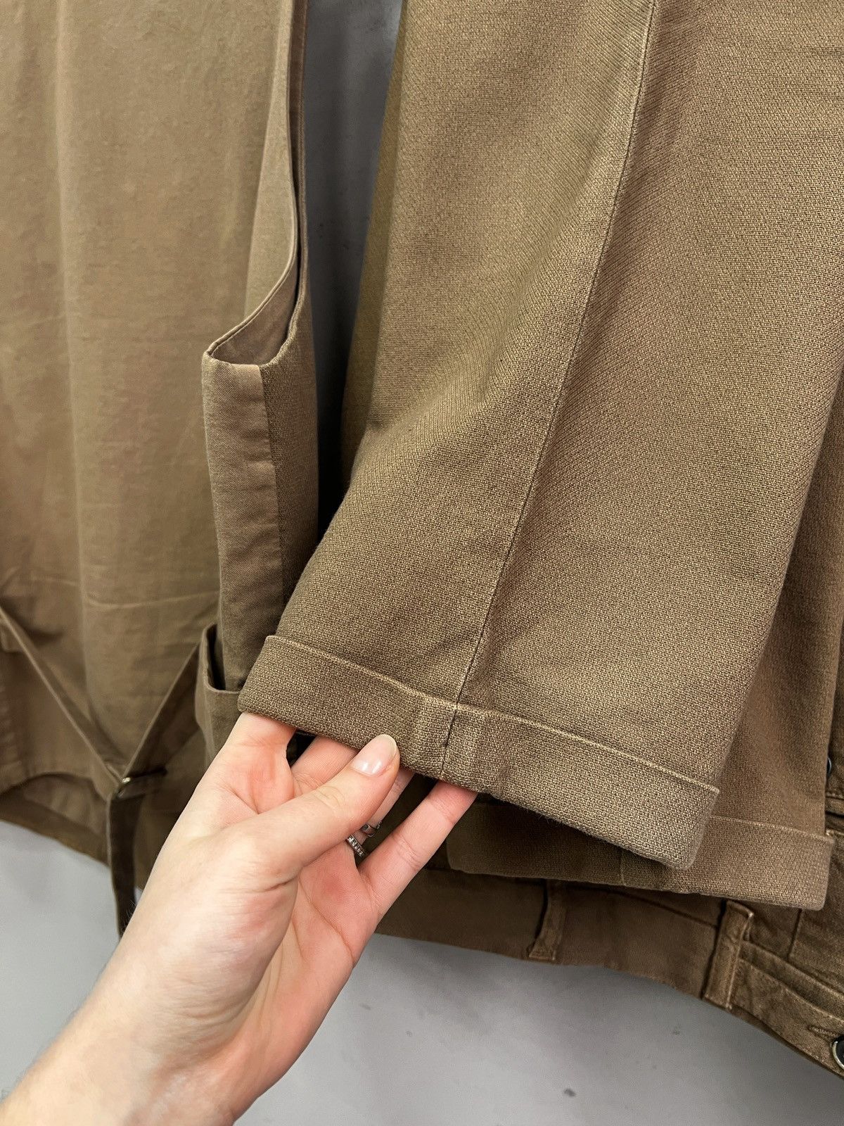 Barena Barena Brown cotton Suit three Made in Italy Size 52 Size 52R - 9 Thumbnail