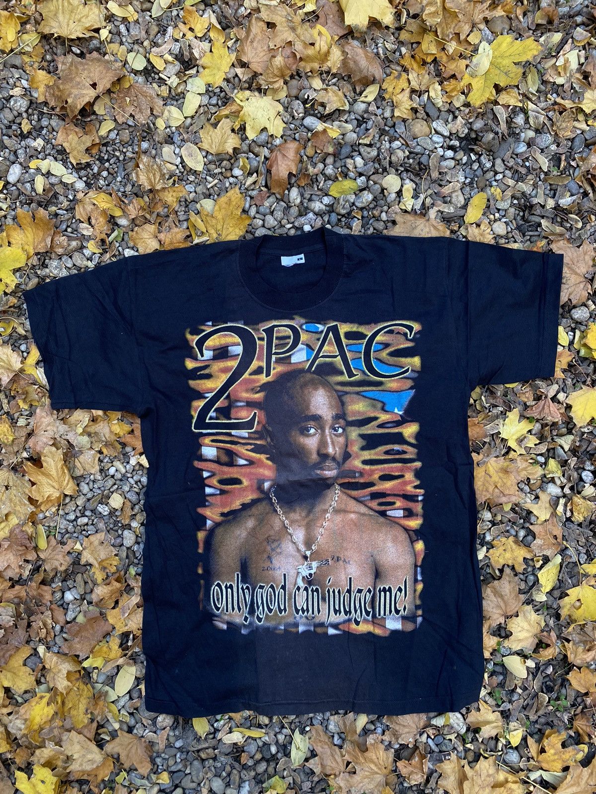Rap Tees × Vintage Vintage 2Pac Only God Can Judge me Tee Size US L / EU 52-54 / 3 - 1 Thumbnail