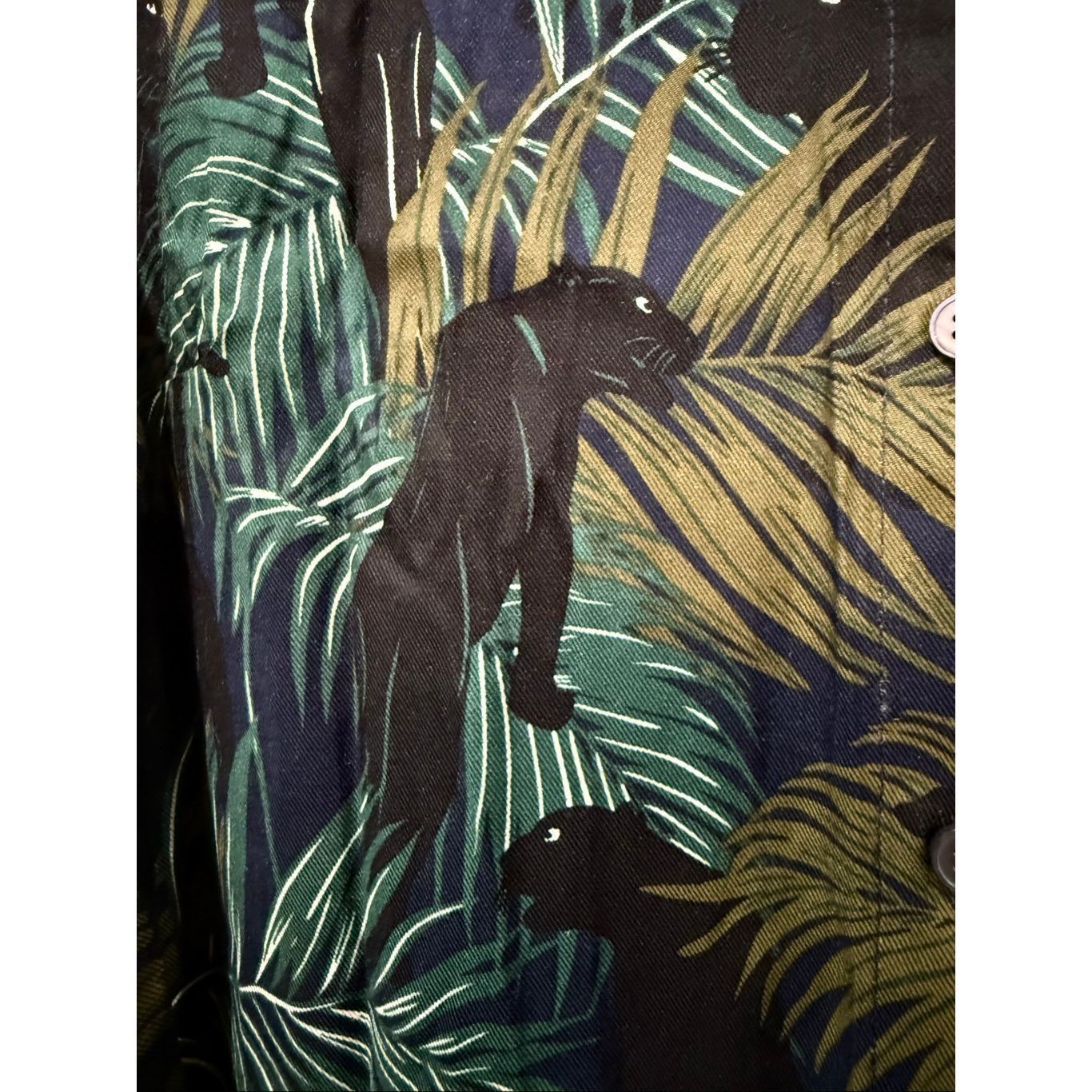 Boden Boden long-sleeve midi shirt dress panthers tropical print s Size M / US 6-8 / IT 42-44 - 5 Thumbnail