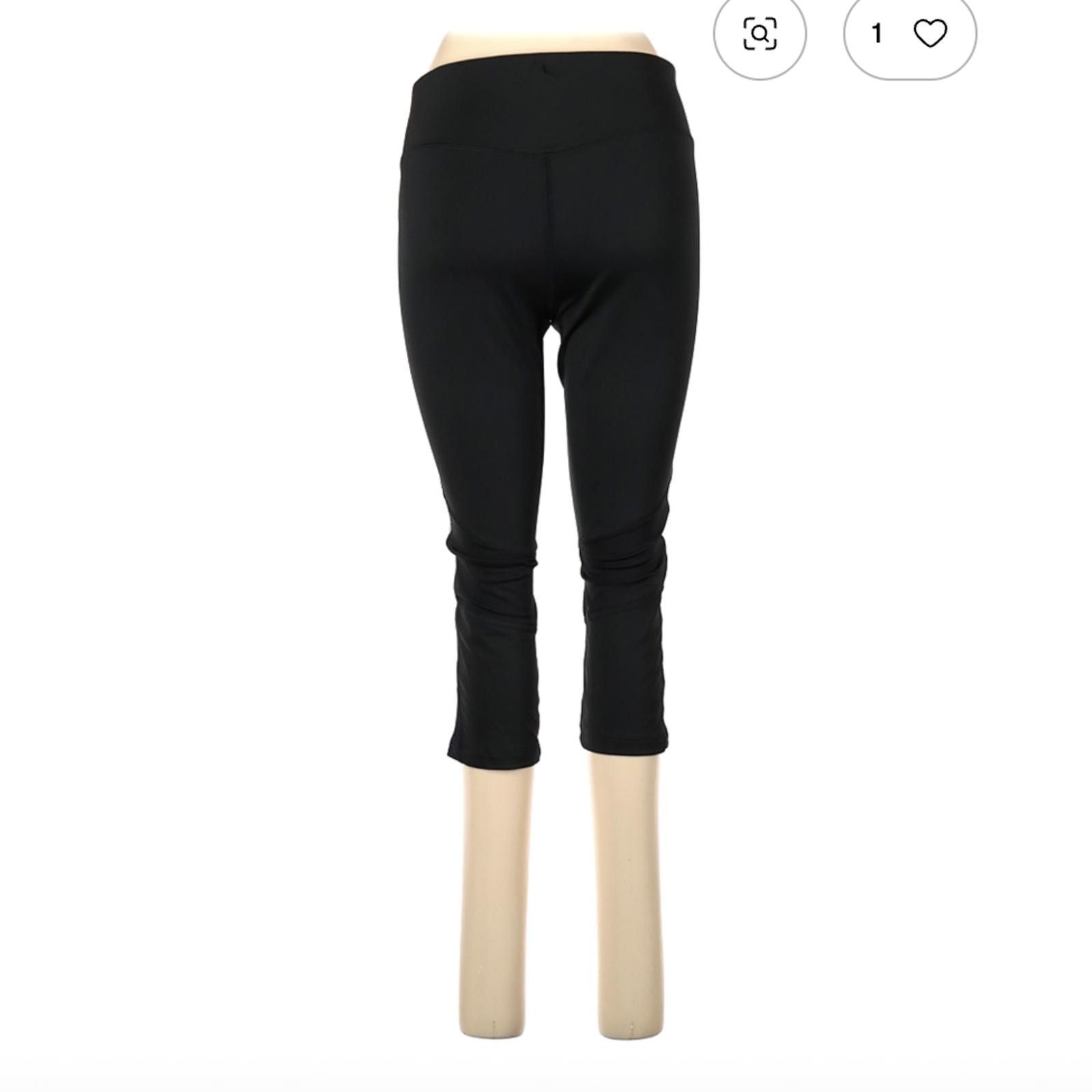 New Balance New Balance Black Activewear Cropped Pants Size L Size 36" / US 14 / IT 50 - 2 Thumbnail