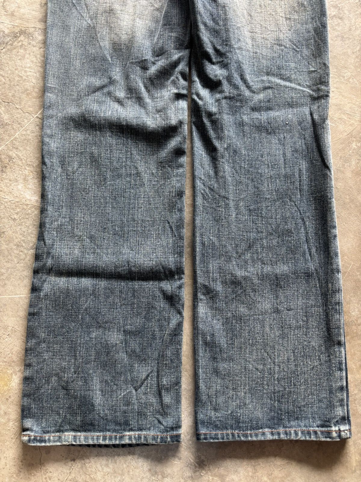 If Six Was Nine CRAZY DOUBLE WAIST JAPANESE DENIM WITH SIDE SKULL EMBROIDERY Size US 32 / EU 48 - 18 Thumbnail