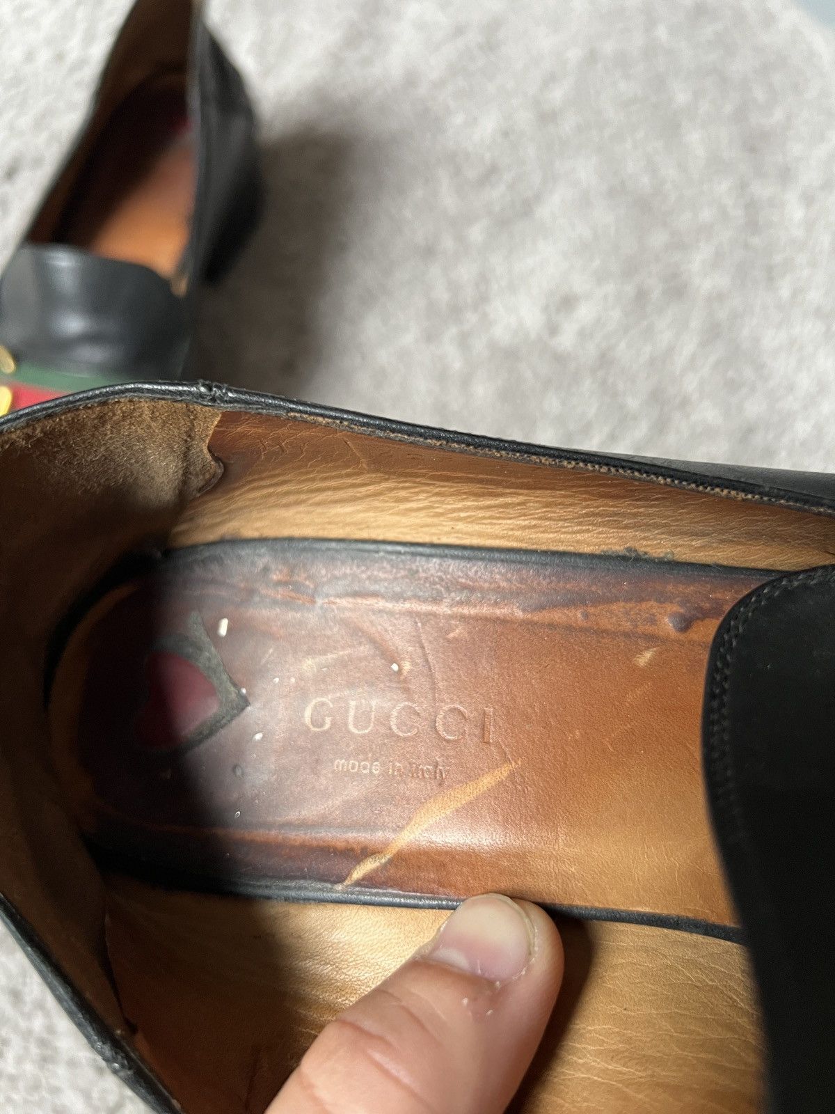 Gucci Gucci Leather Loafers with Double G Size US 6 / EU 39 - 5 Thumbnail