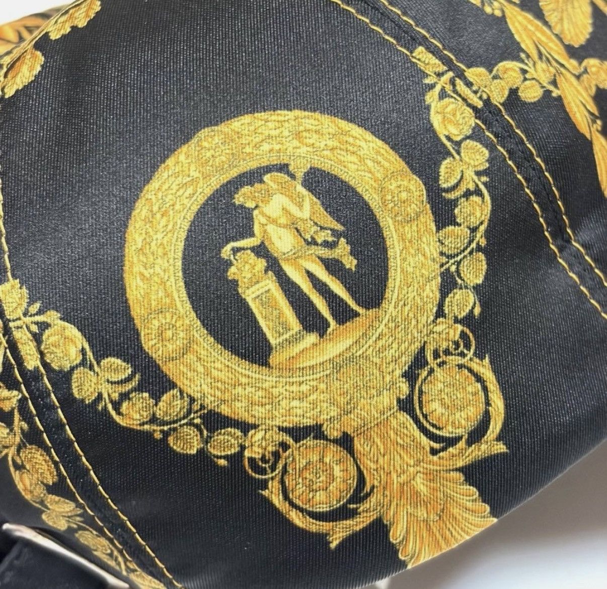 Versace Versace barocco baroque hat baseball cap medusa gold black Size ONE SIZE - 8 Thumbnail