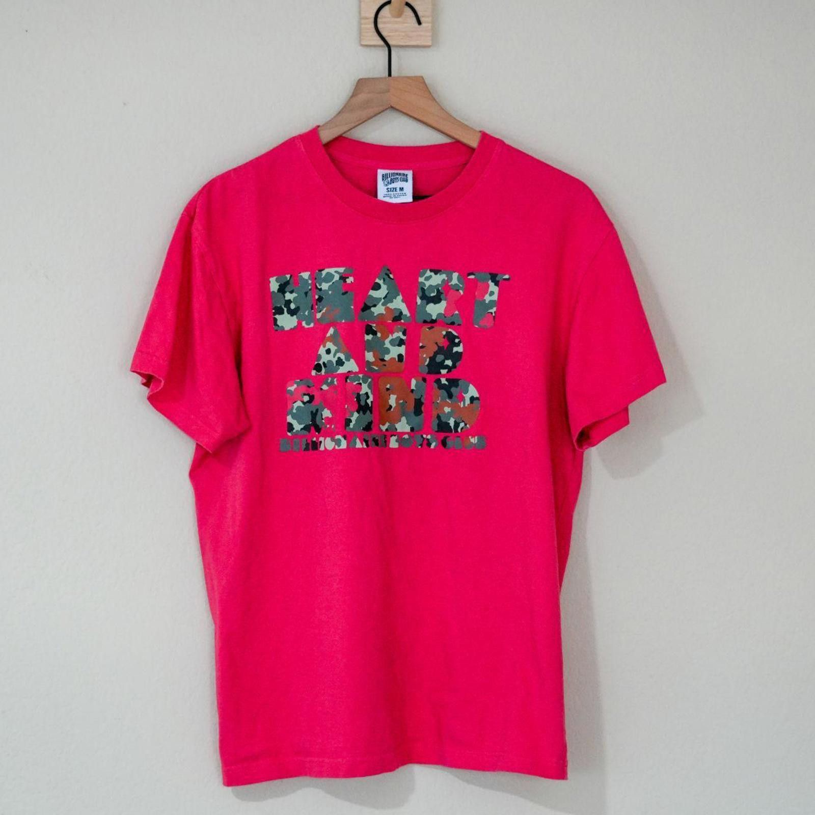 Billionaire Boys Club Billionaire Boys Club Shirt Men's M Pink Y2K Heart & Mind Size US M / EU 48-50 / 2 - 1 Thumbnail