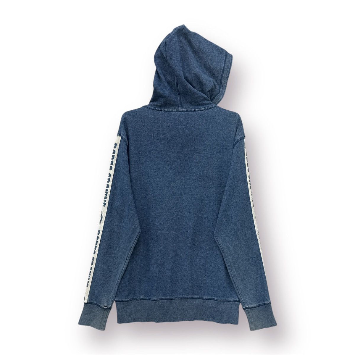 Native 🔥 Rodeo Crown Japan indigo Blue Navajo Sweat Hoodie -L Size L / US 10 / IT 46 - 9 Thumbnail