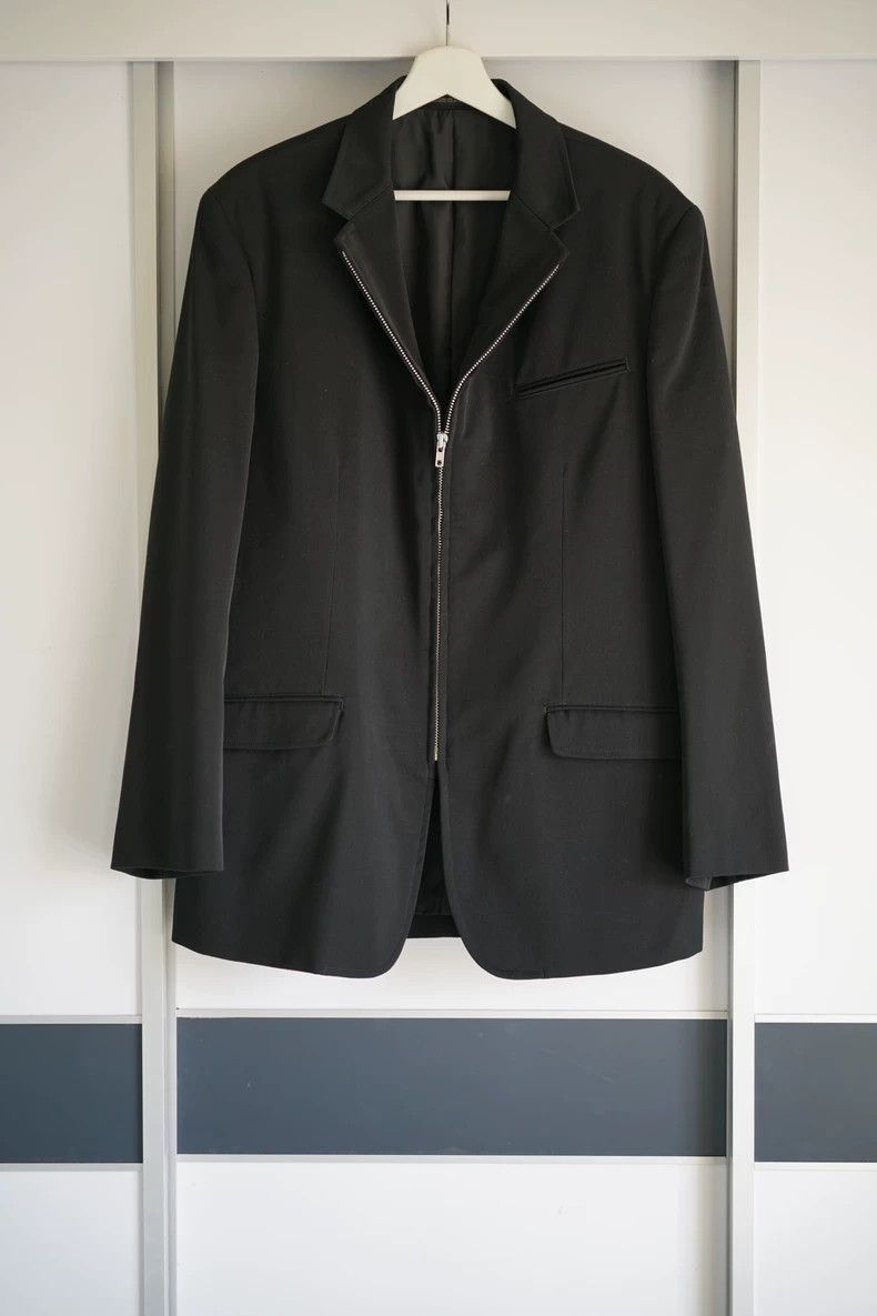 Yohji Yamamoto Yohji Yamamoto 02aw leather buckle zipper suit-2505 Size US M / EU 48-50 / 2 - 1 Thumbnail
