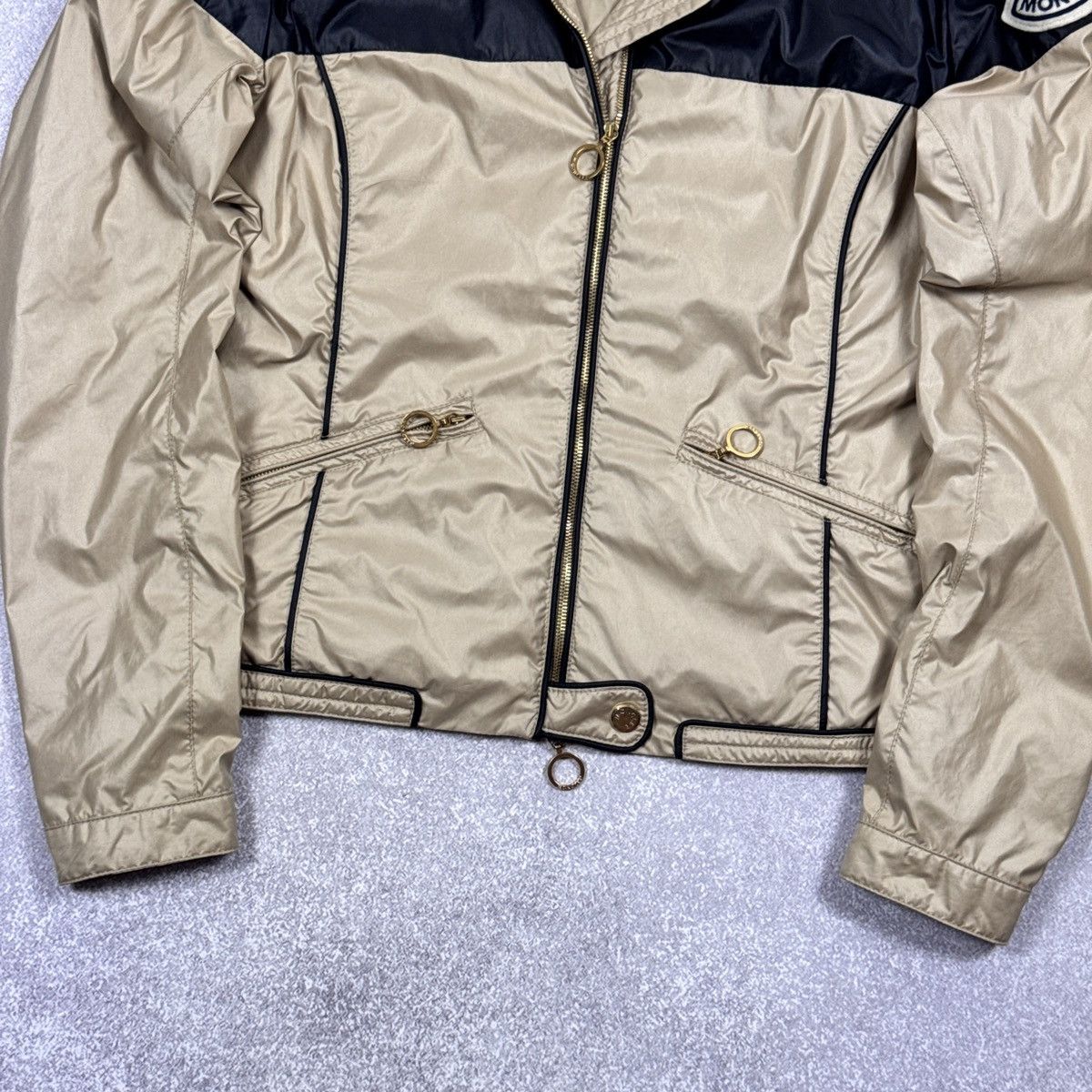 Moncler Women`s Moncler Big Logo Gold Polyester Light Jacket Size 1 Size S / US 4 / IT 40 - 7 Thumbnail
