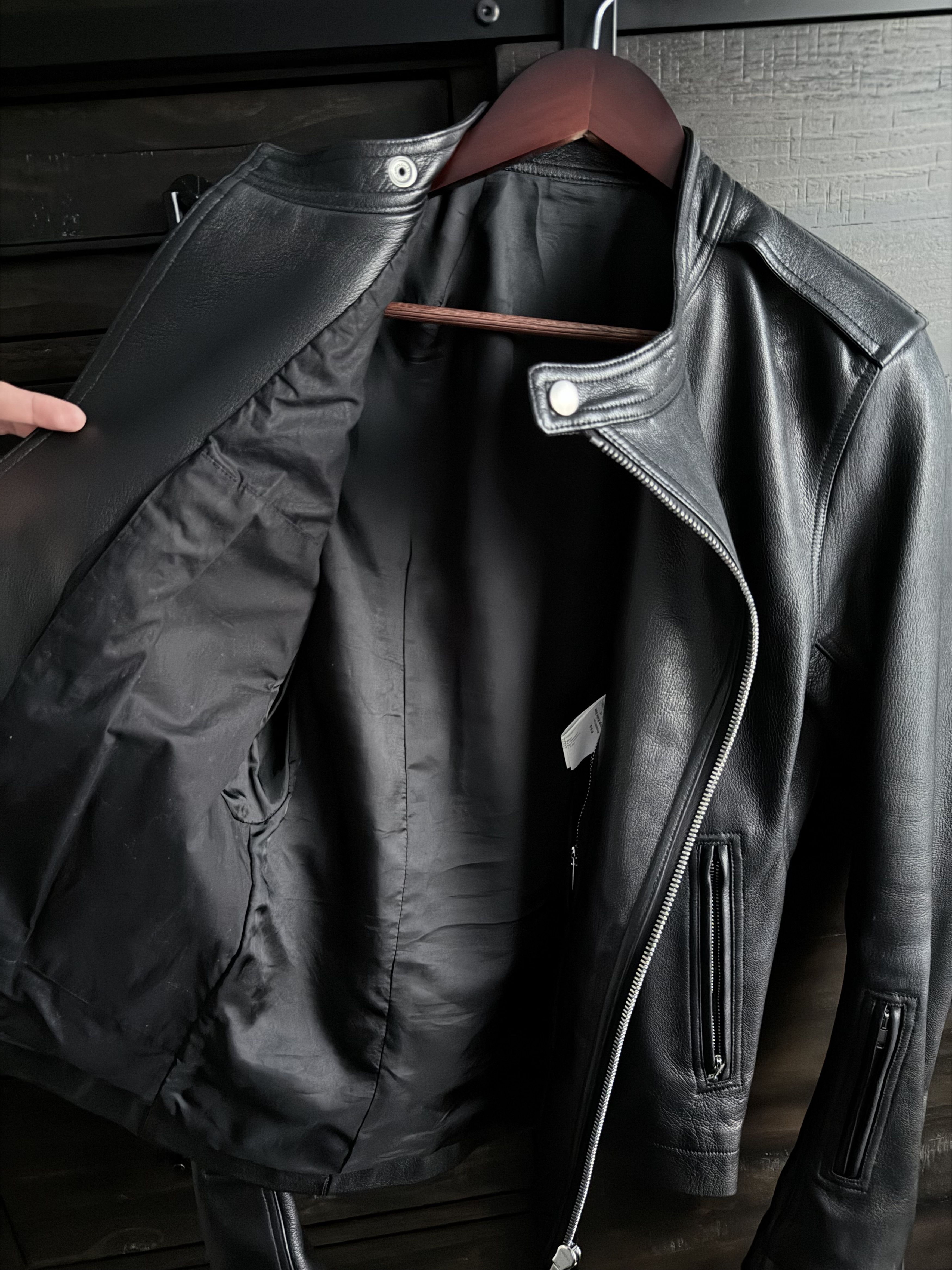 Rick Owens Rick Owens Cyclops Leather Jacket - Black (S/S 16