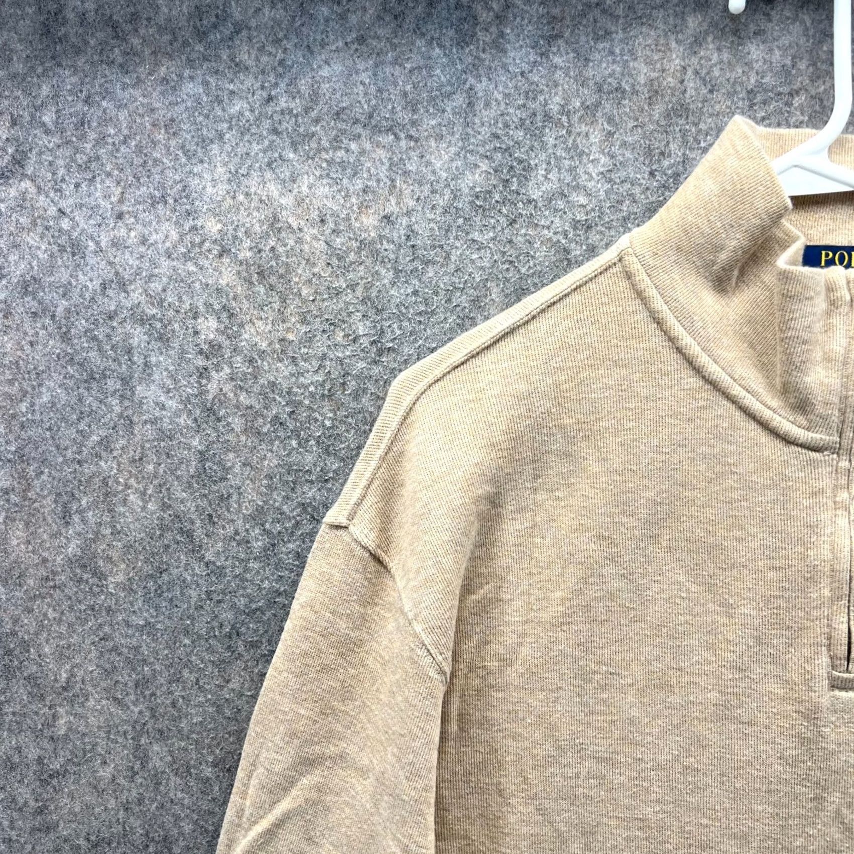 Polo Ralph Lauren Polo Ralph Lauren Sweater Men XXL Jacket Beige Pullover Estate Rib Logo Size US XXL / EU 58 / 5 - 6 Thumbnail