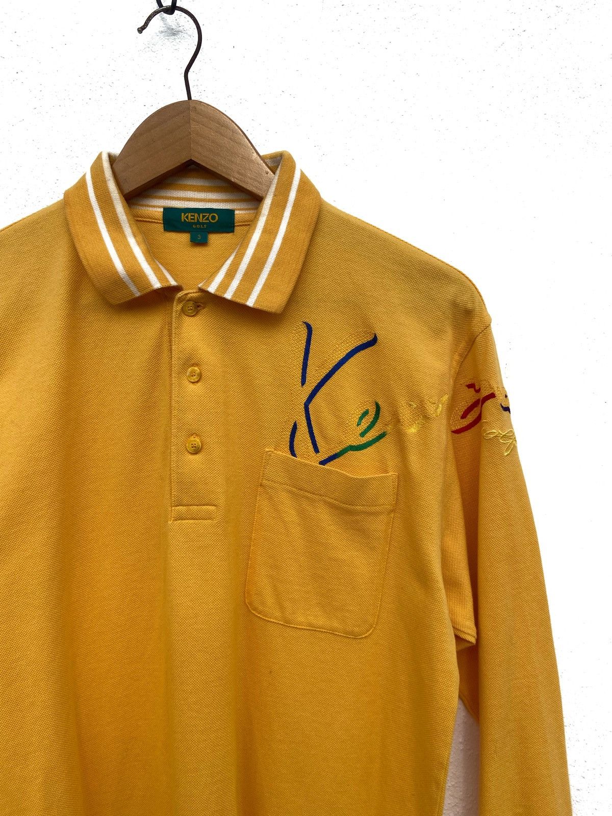 Kenzo Vintage Kenzo Golf polo long sleeve Size US M / EU 48-50 / 2 - 1 Thumbnail