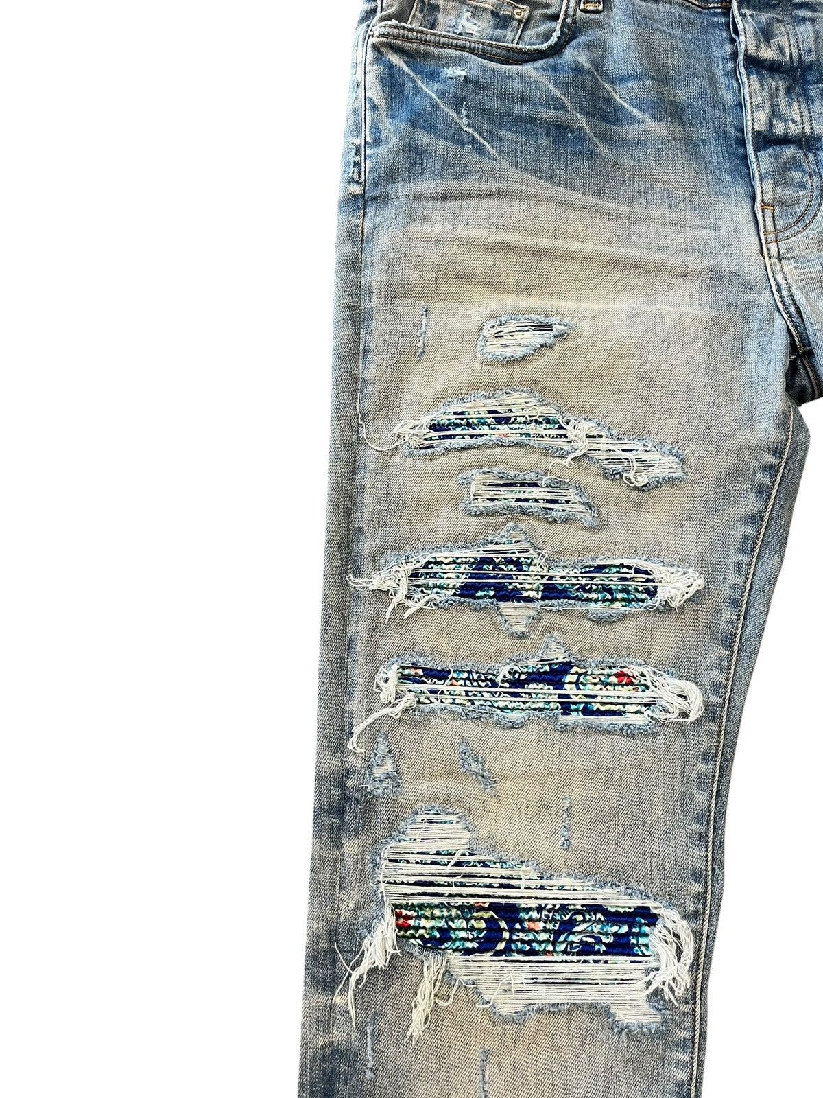 Amiri Amiri Distressed Pajama Thrasher Jeans “Indigo” Size US 36 / EU 52 - 3 Thumbnail