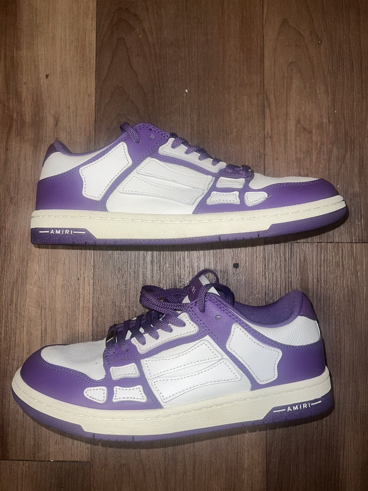 Amiri Amiri Skel Top 'Purple White' Size US 8 / EU 41 - 2 Thumbnail