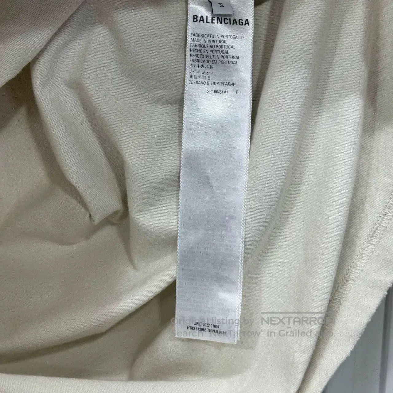 Balenciaga Balenciaga Distressed Short Sleeve T. Size US S / EU 44-46 / 1 - 5 Thumbnail