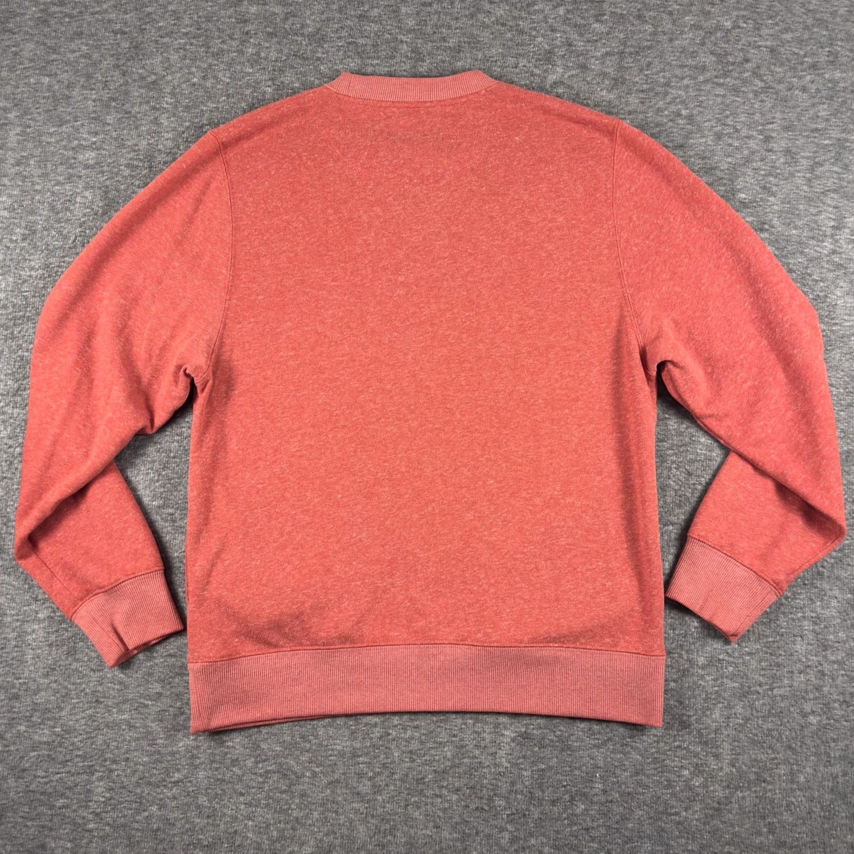 Logo 7 BAIT Sweatshirt Mens Large Red Heather Crewneck Fleece Embroidered B Logo Size US L / EU 52-54 / 3 - 7 Thumbnail