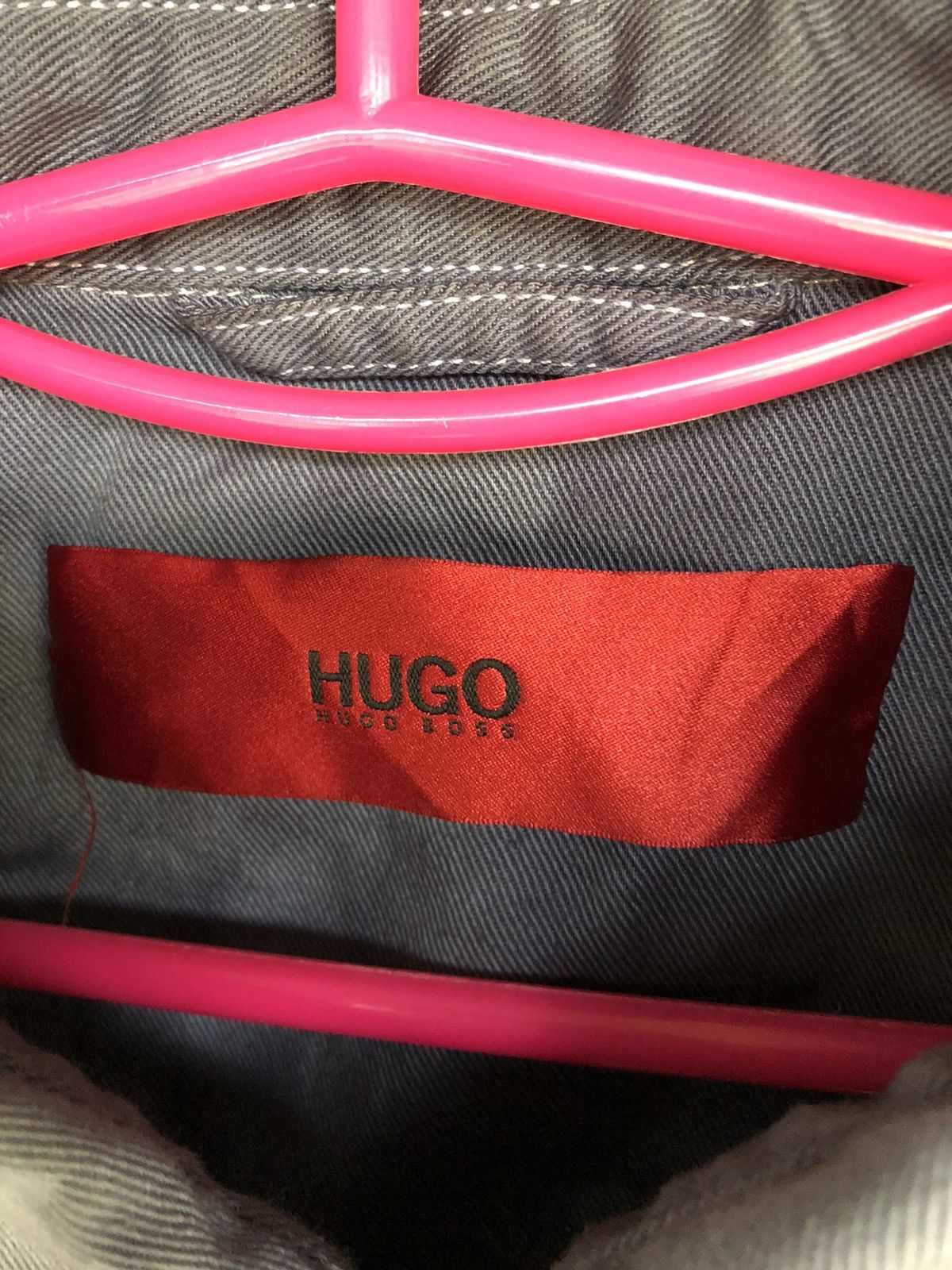 Hugo × Hugo Boss Hugo Distressed Denim Unique Colour Dye Jacket Size US XL / EU 56 / 4 - 12 Thumbnail