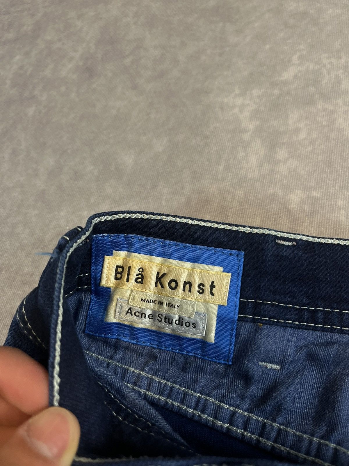 Acne Studios Acne Studios Navy and White Jeans Women’s 29x32 Size Size 29" - 4 Thumbnail