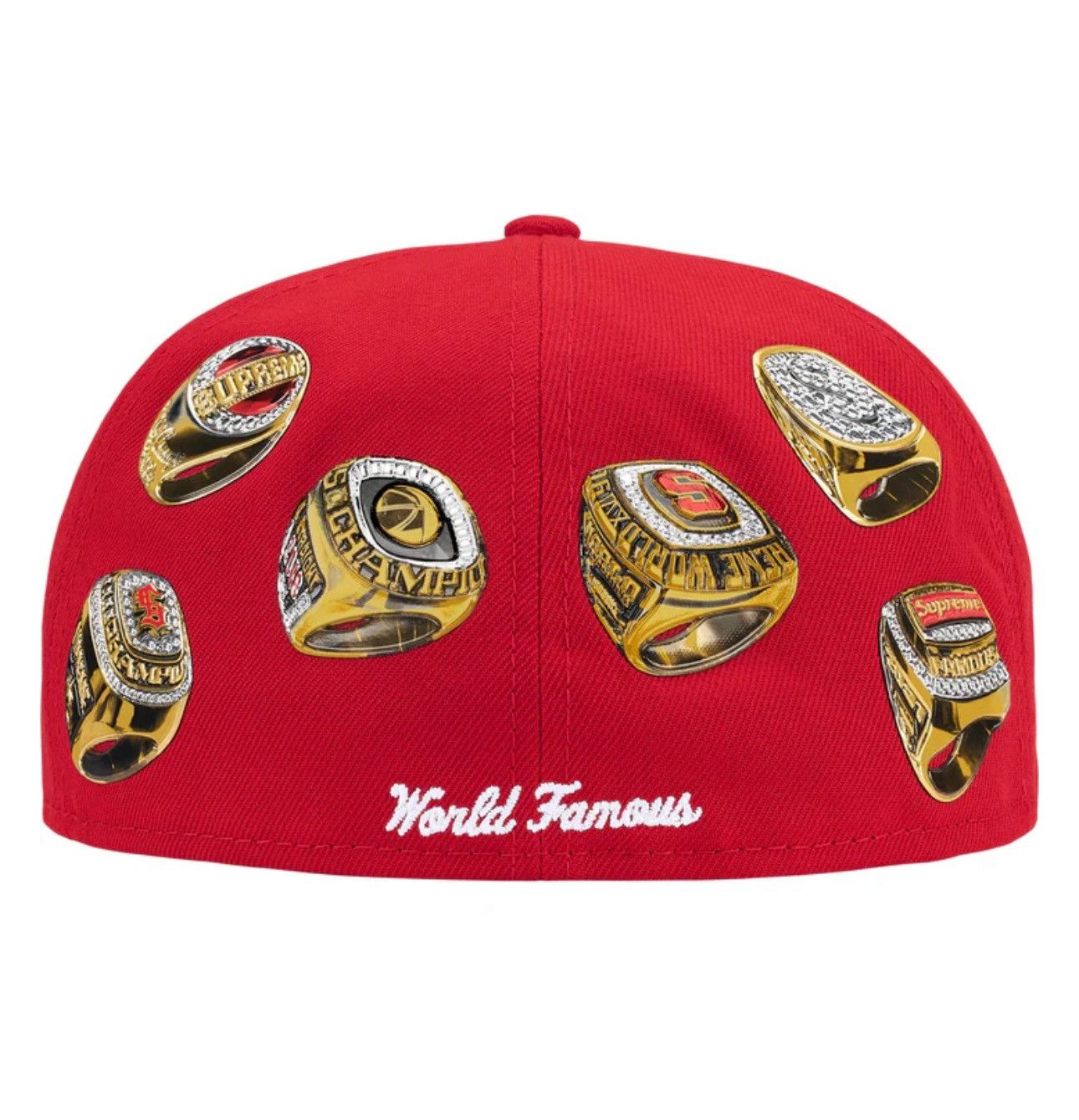 Supreme SUPREME Rings New Era Red Size 8 IN HAND SHIPS FAST💨 Size ONE SIZE - 2 Thumbnail