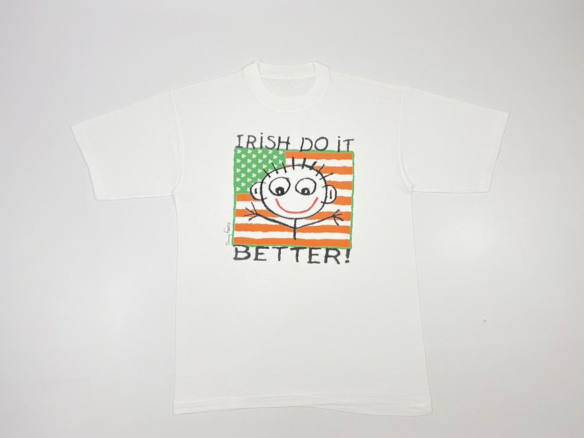 Vintage 🔥LASTDROP🔥 90s Danny First Painter Irish Do It Better RARE Size US M / EU 48-50 / 2 - 11 Thumbnail