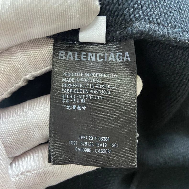 Balenciaga Balenciaga Yellow lock letter logo hooded sweatshirt 2504-N Size US XXS / EU 40 - 7 Thumbnail