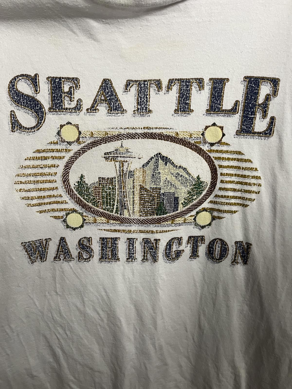 All Sport VTG Seattle Tourist T-shirt Washington Space Needle Tee - XL Size US XL / EU 56 / 4 - 3 Thumbnail