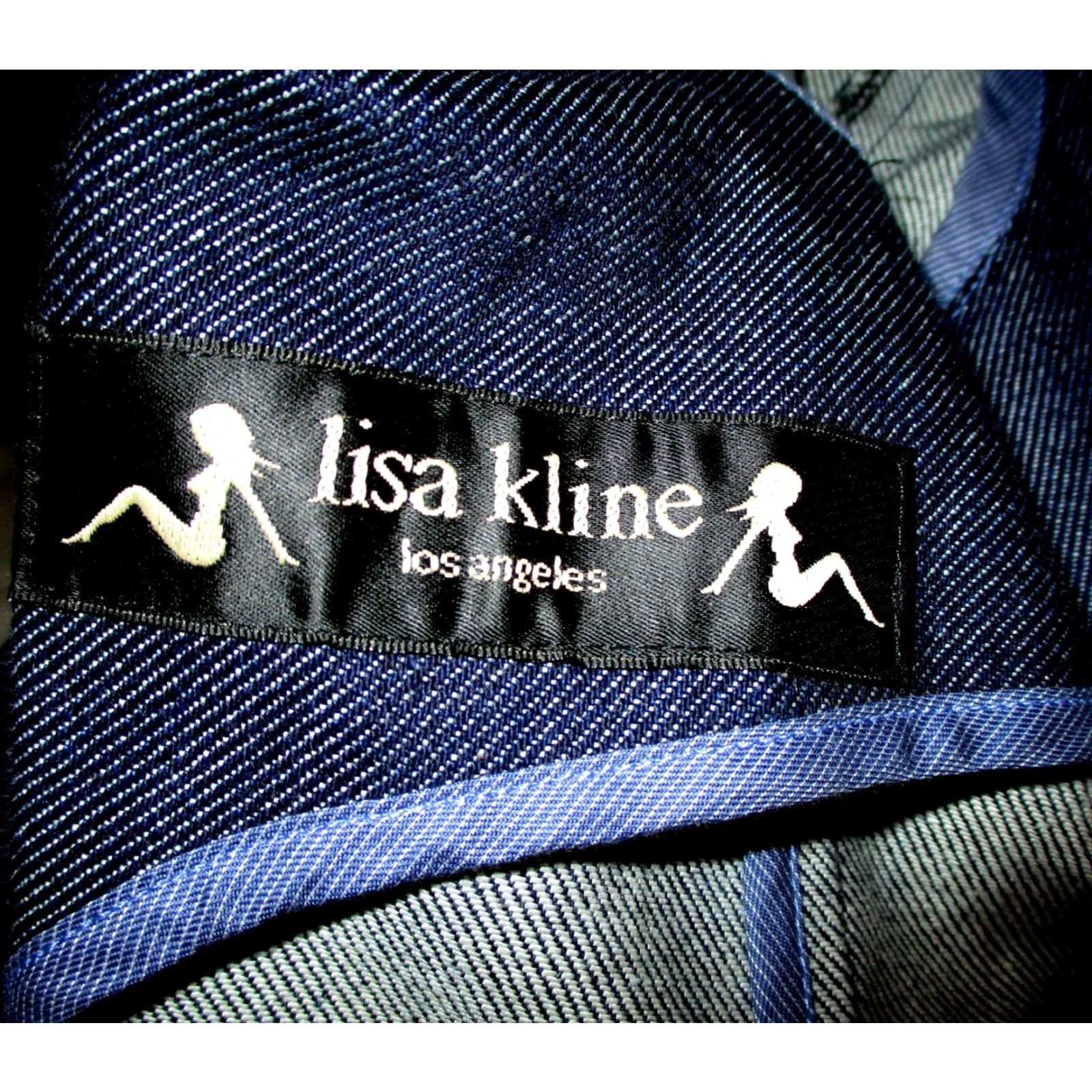 Denime LISA KLEIN Blue Button Denim Jacket Women's Size 8 Size M / US 6-8 / IT 42-44 - 6 Thumbnail