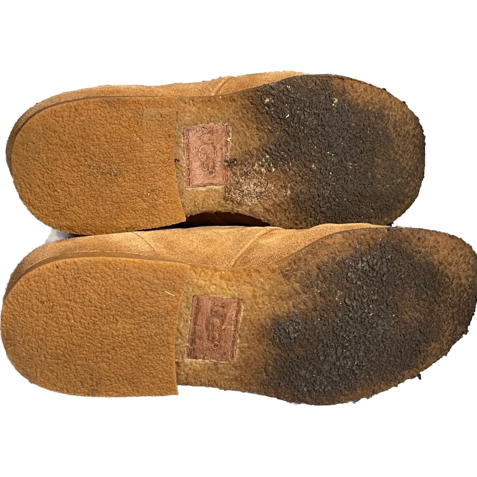 Ugg UGG Boots Chukka Leather Suede Lace Up Leighton Waterproof Cushioned Hiking Workwear Chestnut 11 Mens Size 11 M Size US 11 / EU 44 - 7 Thumbnail