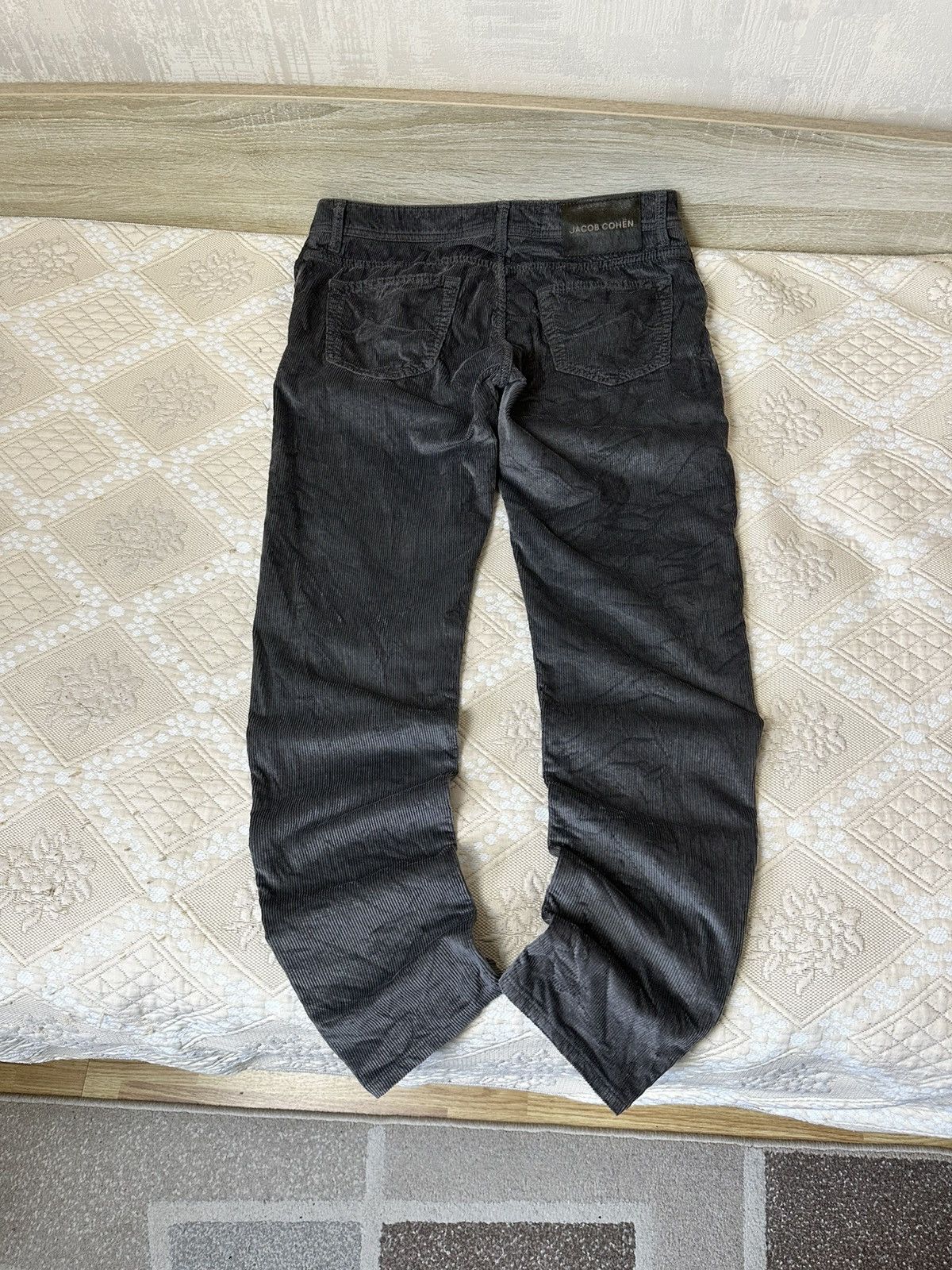 Jacob Cohen 🔥 Jacob Cohen Nick Slim Corduroy Trousers Pants Velvet Size US 35 - 1 Thumbnail