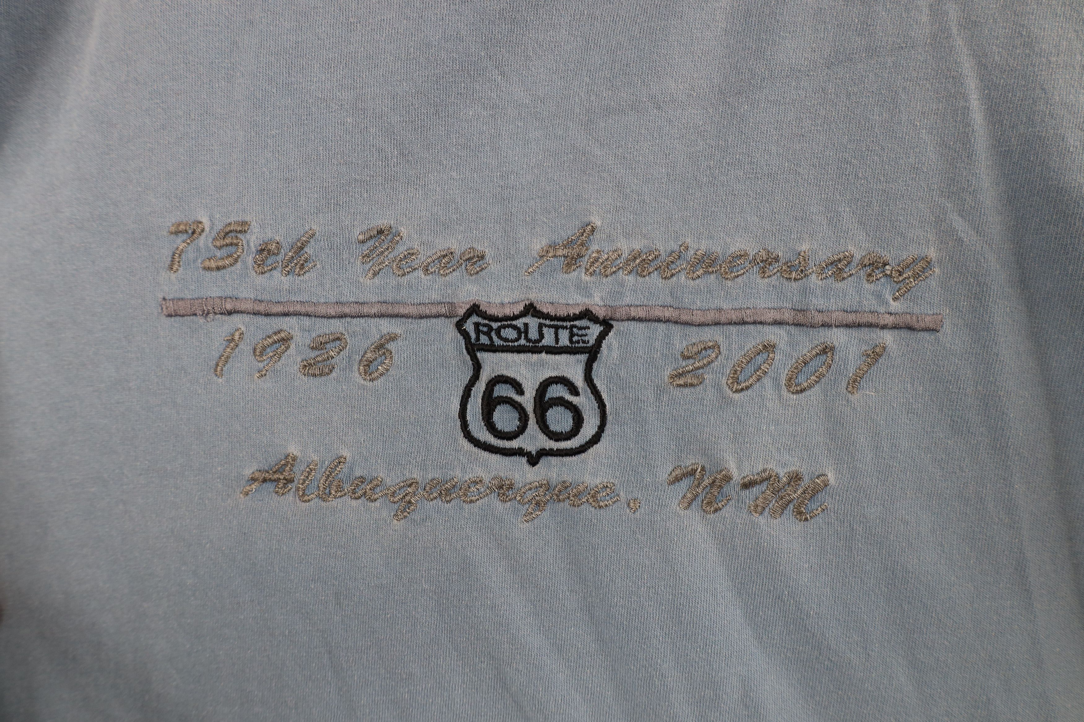Vintage Vintage Y2K 2001 Streetwear Route 66 Highway T-Shirt Size US XL / EU 56 / 4 - 4 Thumbnail