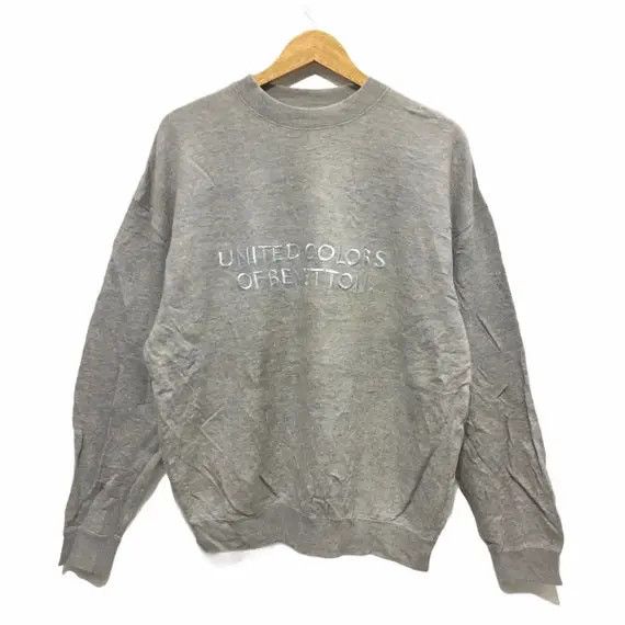 Benetton Vtg United Color Of Benetton Italy Sweatshirt Racing Team Size US L / EU 52-54 / 3 - 1 Thumbnail