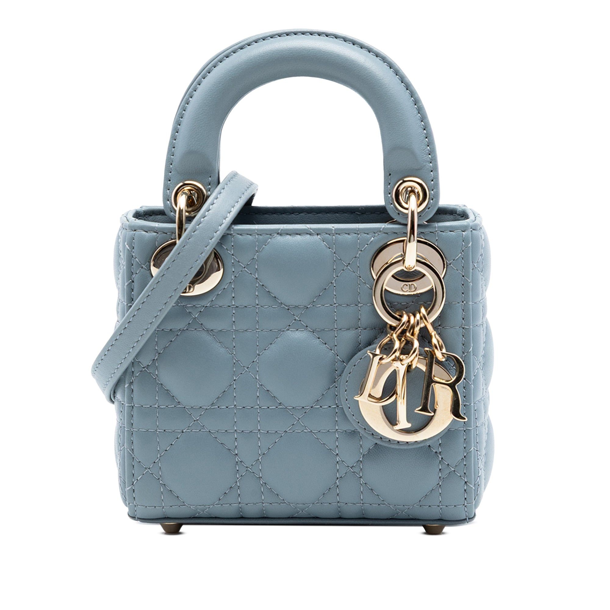 Dior Micro Lambskin Cannage Lady Dior Size ONE SIZE - 1 Thumbnail