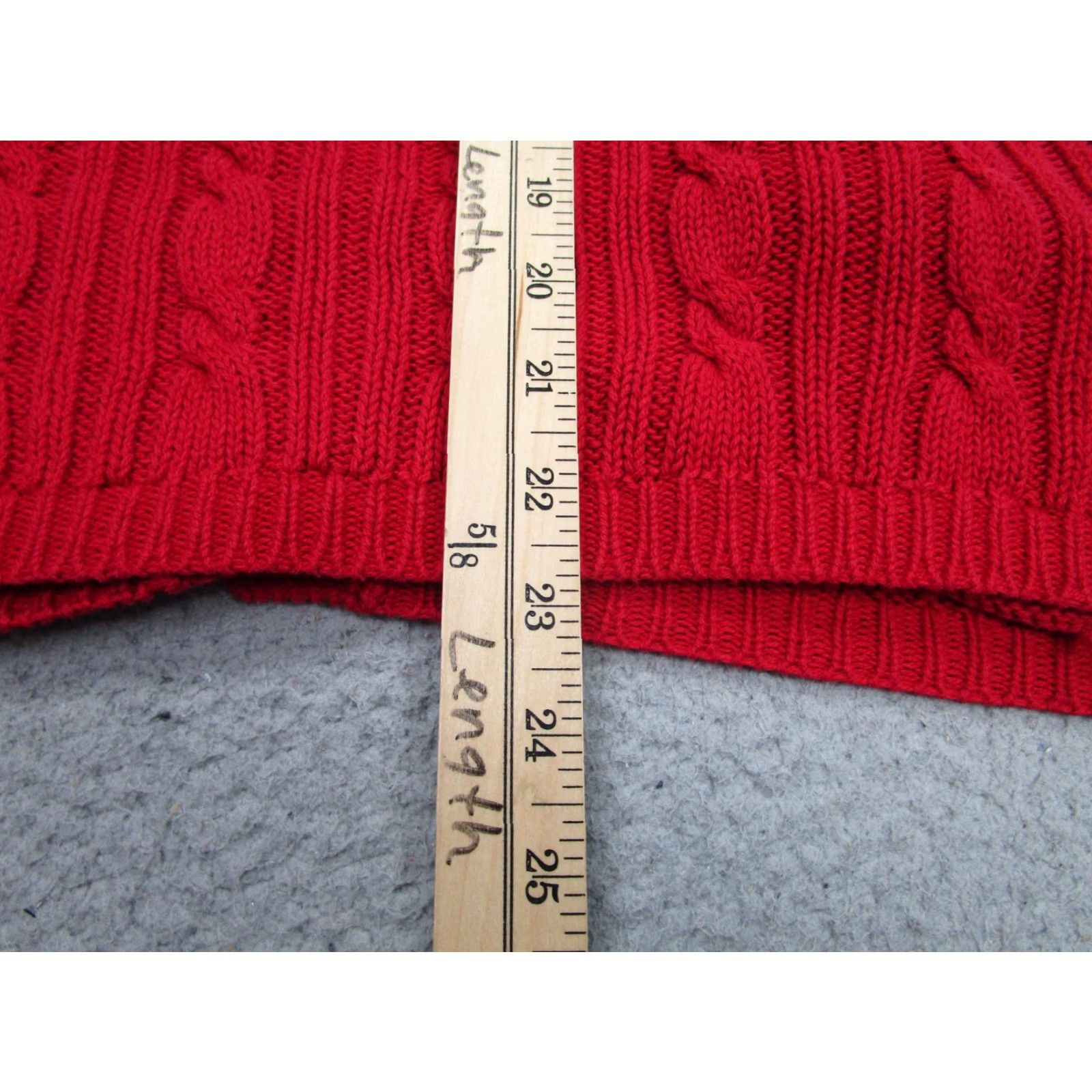 MooRER VINTAGE Jennifer Moore Sweater Vest Womens L Red Cable Knit 90s Academia Chunk Pockets V-Neck Size L / US 10 / IT 46 - 7 Thumbnail