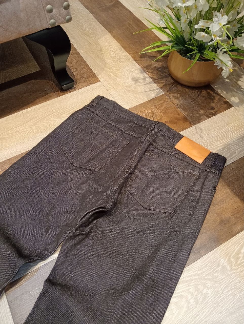 Louis Vuitton LUXURY LOUIS VUITTON COMBINE WOOL COTTON SELVEDGE PANTS Size US 34 / EU 50 - 13 Thumbnail