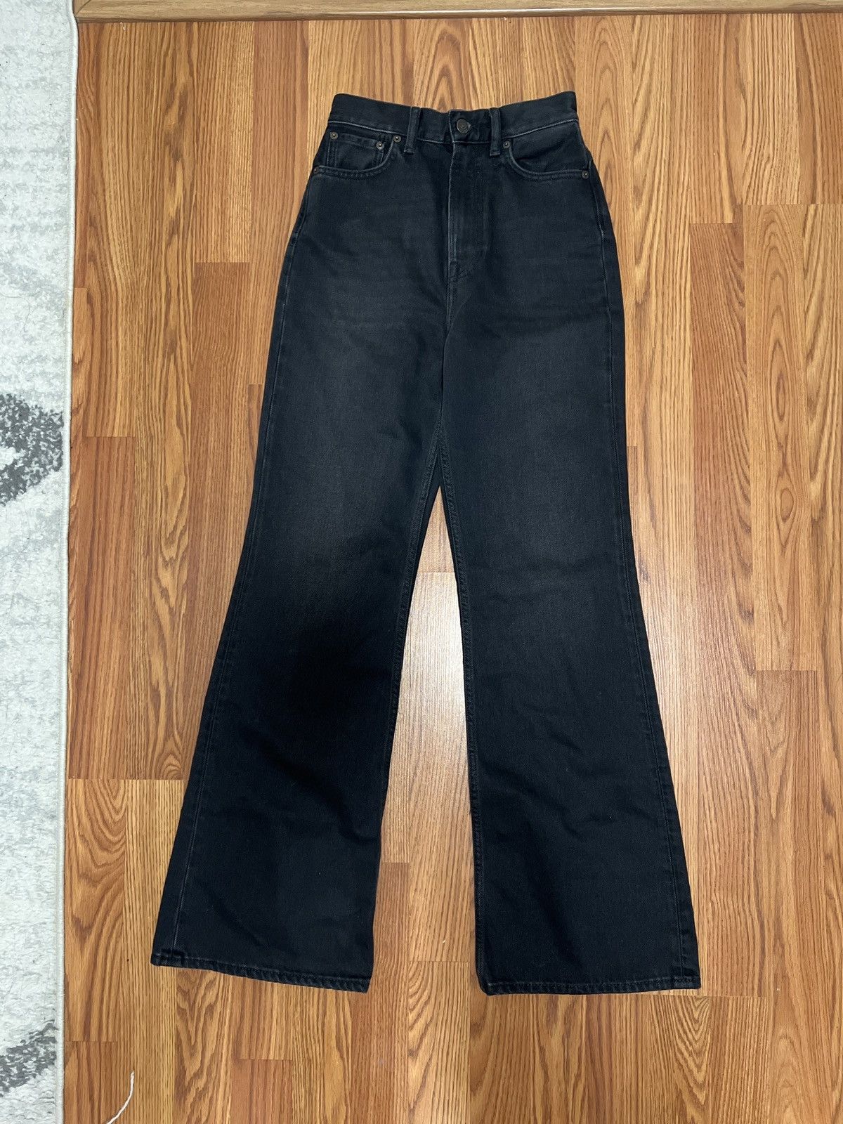 Acne Studios acne studios FW21 black denim jeans NWT Size 26" / US 2 / IT 38 - 1 Thumbnail